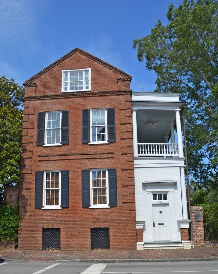 Multi-story home with windows