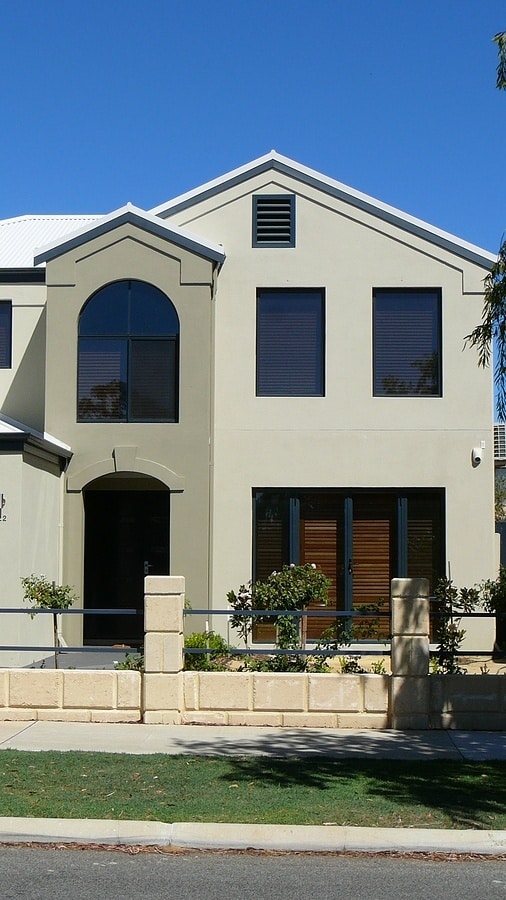 Houses with shop tinted windows