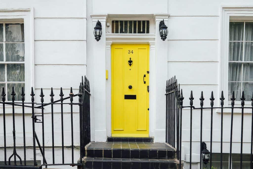 bright front doors around Jacksonville